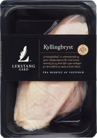 Kyllingbryst 240g Lerstang