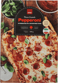 Coop Pizza Pepperoni 555g