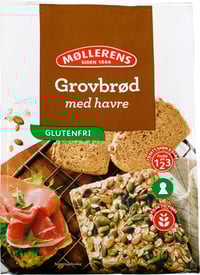 Grovbrød Mix m/Havre Gl.Fri 424g Møllerens