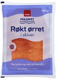 Coop Røkt Ørret i Skiver 100g