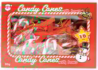 Mini Candy Canes med Rosett