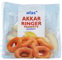Akkarringer Panert Stå pose 400g Øfas