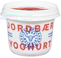 Jordbæryoghurt 250g Jerseymeieriet