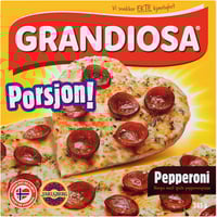 Grandiosa Pizza Pepperoni Porsjon 345g