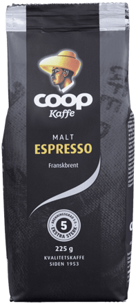 Coop Espressomalt Kaffe 225g