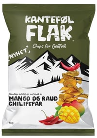 Kantefølflak Mango&Raud Chilipepar 150g