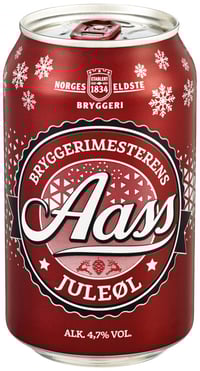Juleøl 0,33l boks Bryggerimesterens