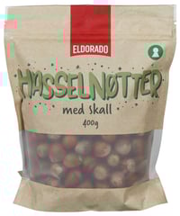Hasselnøtter m/Skall 400g Eldorado