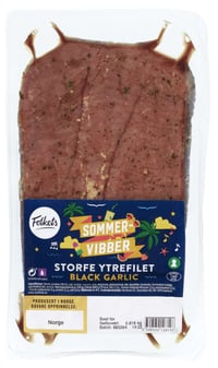 Storfe Ytrefilet Bit Black Garlic Sommervibber