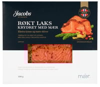 Laks Røkt m/Mær100g Jacobs Utvalgte
