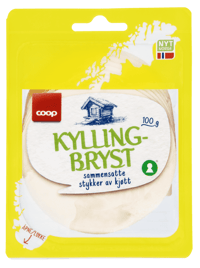 Coop Naturell Kyllingbryst 100g
