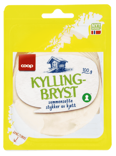 Coop Naturell Kyllingbryst 100g