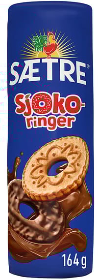 Sjokoringer 164g Sætre