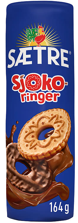 Sjokoringer 164g Sætre