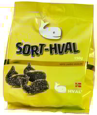 Sort-Hval 150g Hval