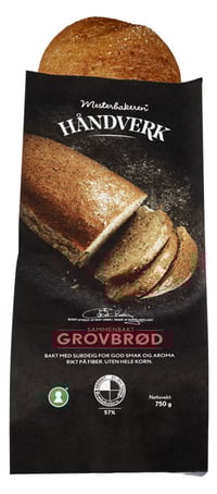 Sammenbakt Grovbrød 750g Mesterbakeren