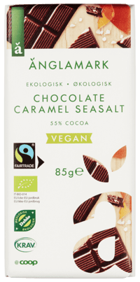 Änglamark Vegansk Sjokolade Karamell/Havsalt