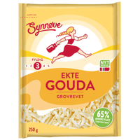 Synnøve Grovrevet Gouda 250g