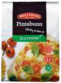 Pizzabunn Mix glutenfri 300g Møllerens