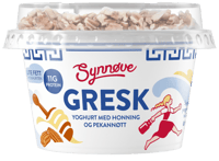 Synnøve Gresk Yoghurt Pekannøtter og Honning 160g