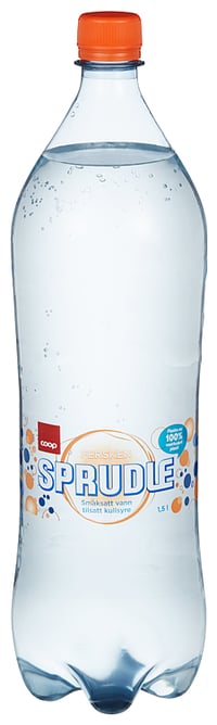 Vann m/Fersken Coop Sprudle