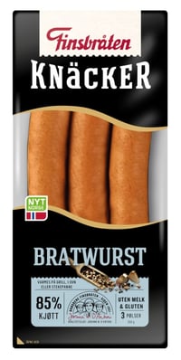Knacker Bratwurst 250g Finsbråten