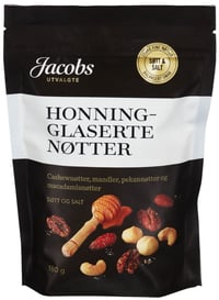Honningglaserte Nøttemix 180g Jacobs Utvalgte