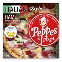 Peppes Pizza Ham&Mascarpone Italian Style 325g