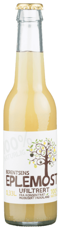 Berentsens Eplemost Ufiltrert 0,275l