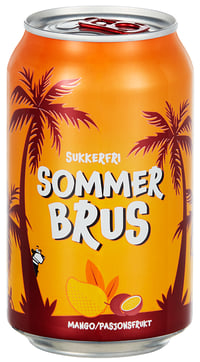 Sommerbrus u/Sukker 0,33l boks Aass