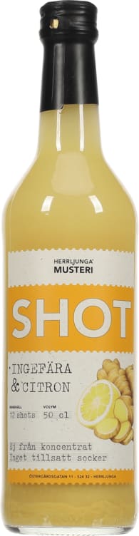Herrljunga Shot Ingefær&Citron 0,5l flaske
