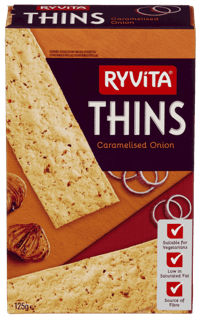 Ryvita Thins Caramelised Onion 125g