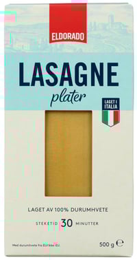 Lasagneplater 500g Eldorado