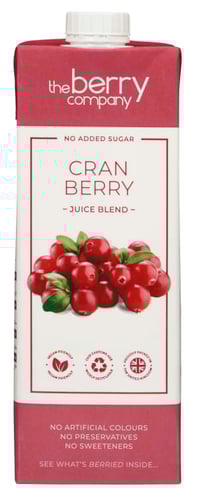 Tranebær Nektar 1l Berry Company