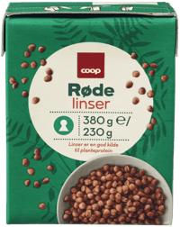 Coop Røde Linser 380g