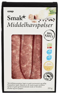 Coop Smak Middelhavspølse 225g