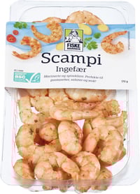 Scampi Ingefær Asc 170g Fiskemannen