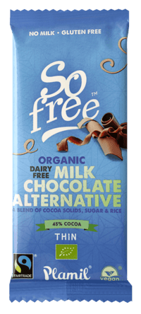 Sofree Melkesjokolade Melkefri Økologisk 80g