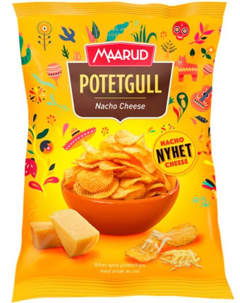 Potetgull Nacho Cheese 250g Maarud