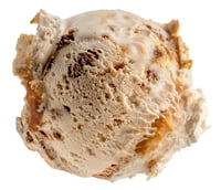 Kuleis Sandwich Toffeeis med Toffeesaus og Knuste Sandwichkjeks 4,6 l Fløteis