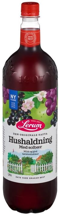 Husholdningssaft Med Solbær 1,75 l