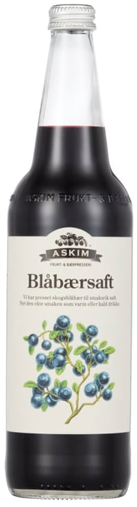 Blåbærsaft 0,7l Askim