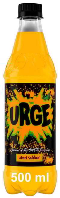 Urge u/Sukker 0,5l flaske