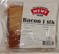 Bacon Ca250g Meny Oasen Pølsemakeri