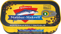 Stabburet Peppermakrell i rapsolje 80g