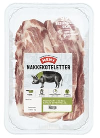Svin Nakkekotelett 4pk Meny