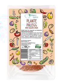 Plante Pålegg med Salami Smak