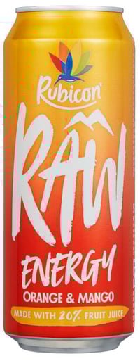 Rubicon Raw Orange Mango 0,5l boks