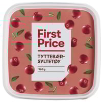 Tyttebærsyltetøy 960g First Price