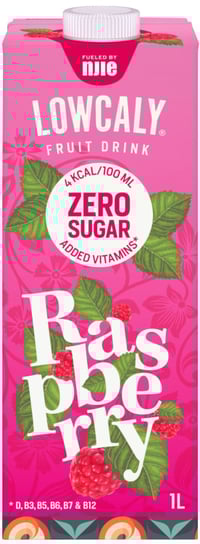 Lowcaly Fruktdrikk Raspberry 100cl
